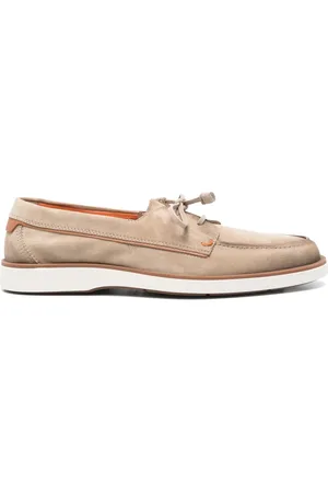 santoni Loafer aus Wildleder