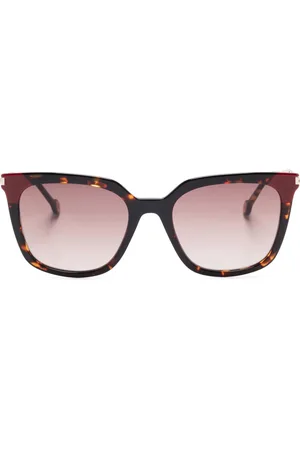 Carolina Herrera Sonnenbrille mit eckigem Gestell