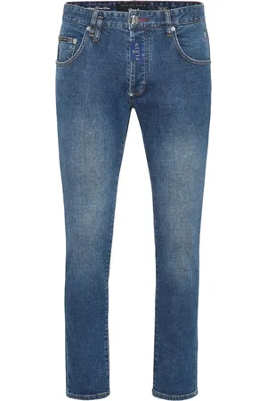 Philipp Plein Jeans mit Logo-Schild