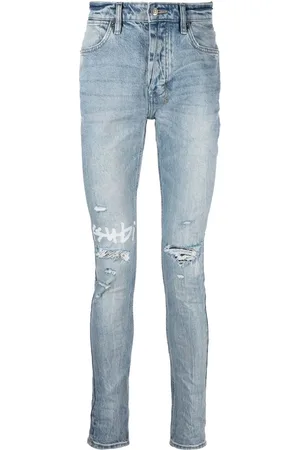 KSUBI Skinny-Jeans in Distressed-Optik