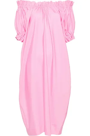 Simone Rocha Gerafftes Tulpenkleid mit Stretchbund
