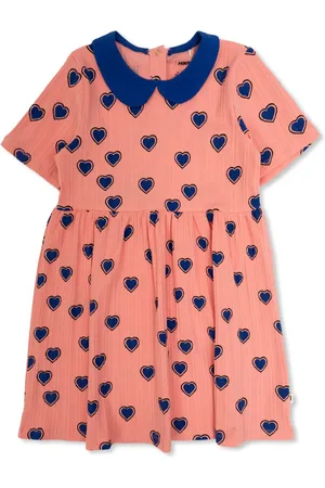 Mini Rodini Kleid mit Herz-Print