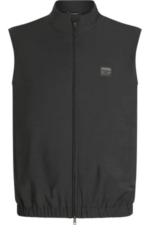 Dolce & Gabbana Weste mit Logo-Schild