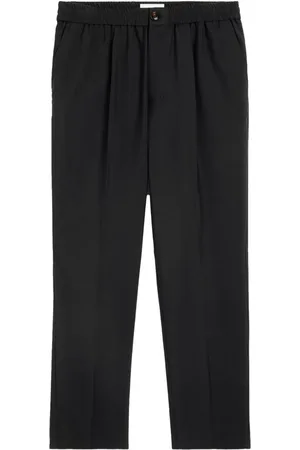 Ami Cropped-Tapered-Hose aus Schurwolle