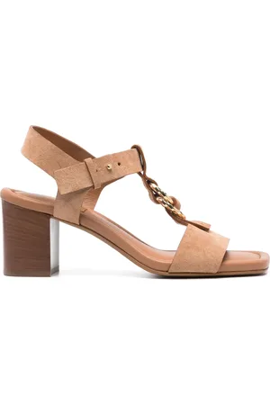 ULLA JOHNSON Sandalen aus Wildleder 75mm