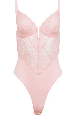 FLEUR DU MAL Bianca Body aus Spitze