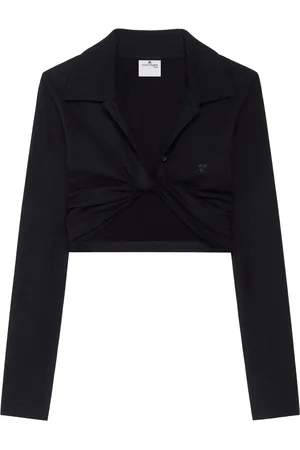 Courrèges Oberteil mit Twist-Detail