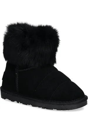 Patrizia Pepe Girl Stiefel mit Faux-Fur-Besatz