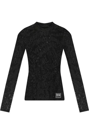 VERSACE Langarmshirt aus Spitze