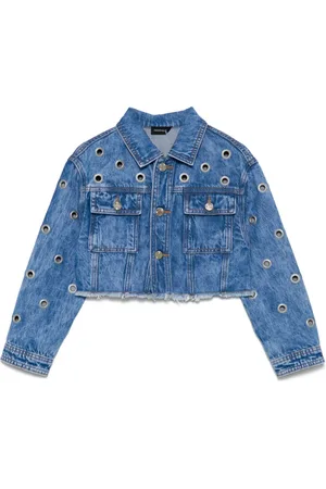 MONNALISA Jeansjacke mit Ösenverzierung