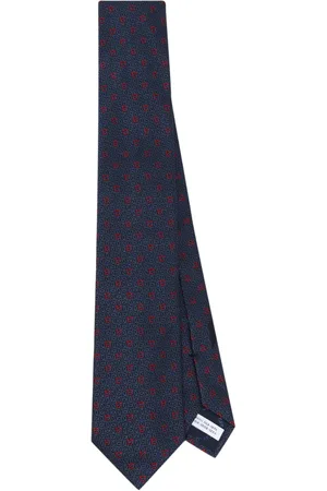 Salvatore Ferragamo Gancini Jacquard Krawatte