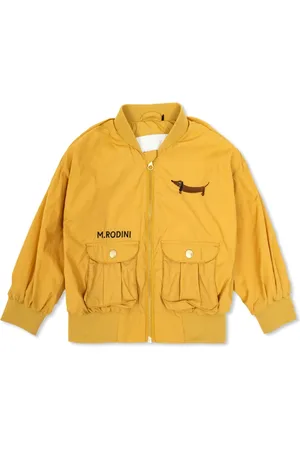 Mini Rodini Jacke mit Logo-Stickerei