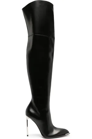 Bally Hedy Overknee-Stiefel aus Leder 105mm