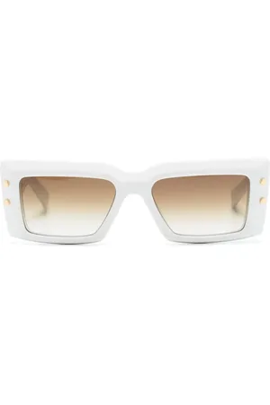 Balmain Sonnenbrille mit eckigem Gestell