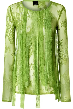 Pinko Top mit Spitzenapplikation
