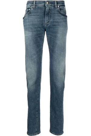 Dolce & Gabbana Jeans mit Logo-Schild