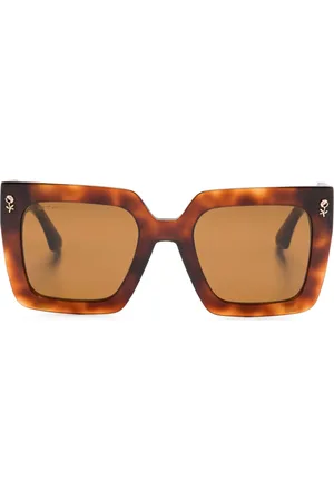 Etro Sonnenbrille mit eckigem Gestell