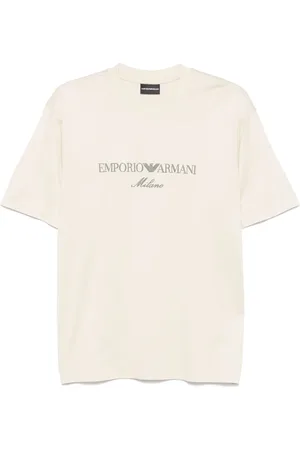 Emporio Armani T-Shirt mit Logo-Stickerei