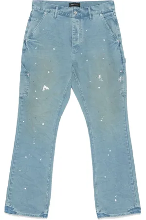 Purple Brand Hose mit Farbklecks-Print