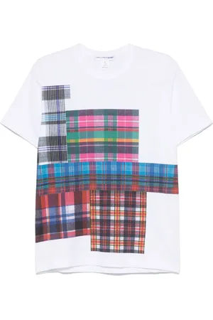 Comme des Garçons T-Shirt mit Patchwork-Print