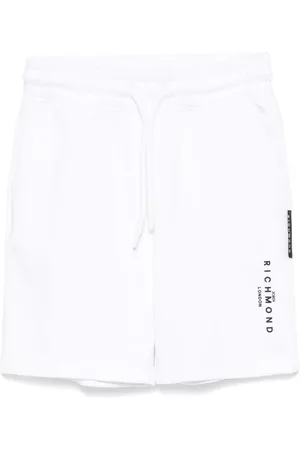 John Richmond Shorts mit gummiertem Logo