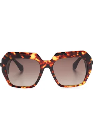 Etro Sonnenbrille mit geometrischem Gestell