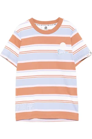 A Bathing Ape Gestreiftes T-Shirt