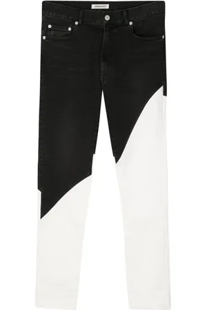 UNDERCOVER Skinny-Jeans in Colour-Block-Optik
