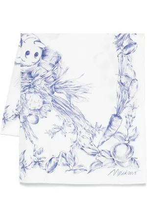 Moschino Schal mit Sketch-Print
