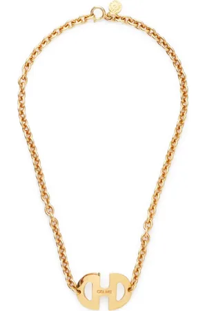 Céline 1990s Halskette mit Logo-Anhänger