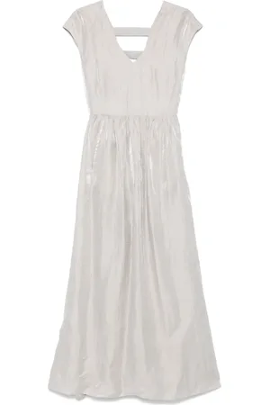 Emporio Armani Maxikleid mit V-Ausschnitt