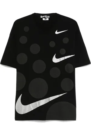 Comme des Garçons X Nike Swoosh T-Shirt mit Logo