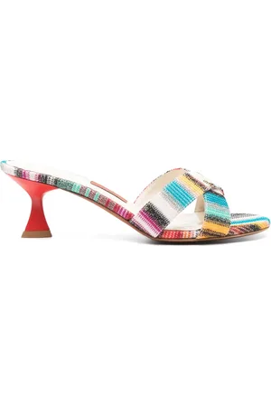 Missoni Gestreifte Sandalen 60mm