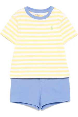 Ralph Lauren Gestreiftes Short-Set