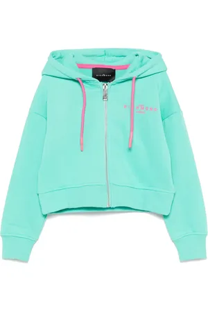 John Richmond Hoodie mit gummiertem Logo