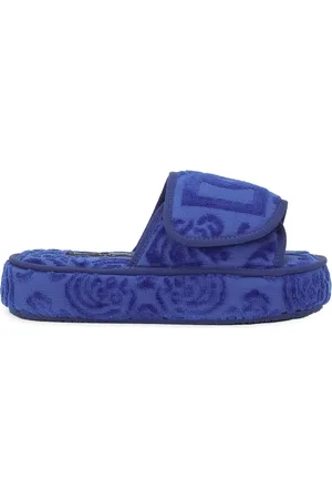 Dolce & Gabbana Slipper mit Logo-Stickerei