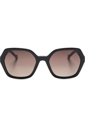 Carolina Herrera Sonnenbrille mit geometrischem Gestell