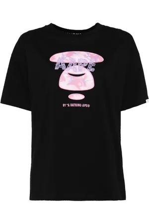 A Bathing Ape T-Shirt mit Logo-Stickerei
