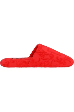 Dolce & Gabbana Slipper mit Logo-Stickerei