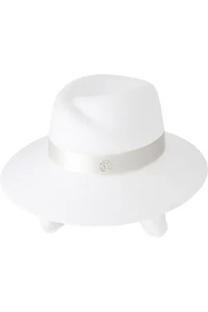 Le Mont St Michel Virginie Fedora mit Logo-Schild