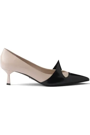Prada Pumps aus gebürstetem Leder 55mm