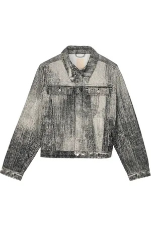Camper Jeansjacke im Distressed-Look