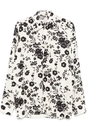 LANEUS Hemd mit Blumen-Print