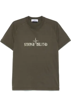 Stone Island T-Shirt mit Logo-Print