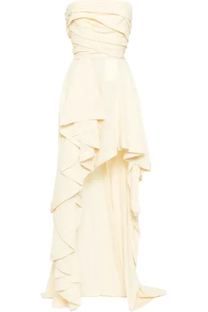 Saiid Kobeisy Asymmetrisches Leinenkleid