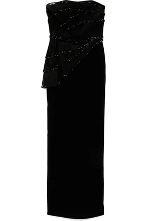 Saiid Kobeisy Kleid mit Perlenverzierung