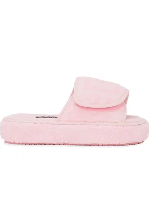 Dolce & Gabbana Slipper mit Logo-Stickerei