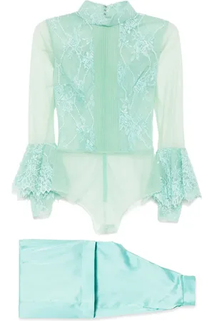 Saiid Kobeisy Body aus Spitze mit Coco-Hose