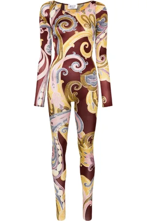Wolford X ETRO Catsuit mit Paisley-Print