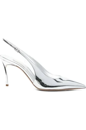 Casadei Pumps im Metallic-Look 90mm